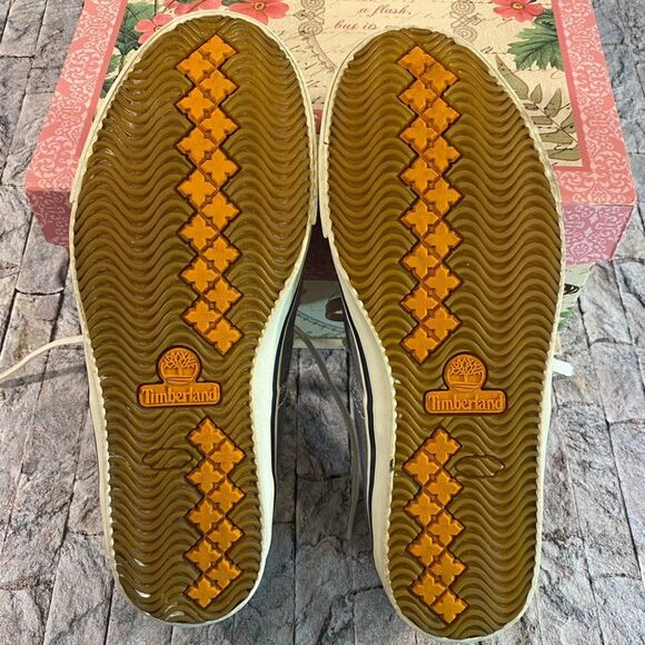 Timberland Earth Keepers Canvas Boat Shoes Men's Size 9 Lace Up - Picture 5 of 9